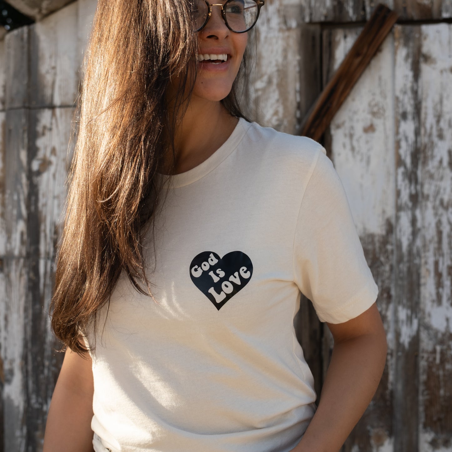 God is Love Heart T